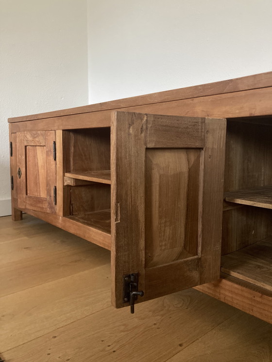 Image 1 of Meuble TV en bois massif