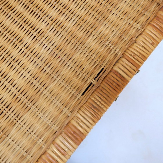 Image 1 of Vintage rieten ladekast - jaren 1960