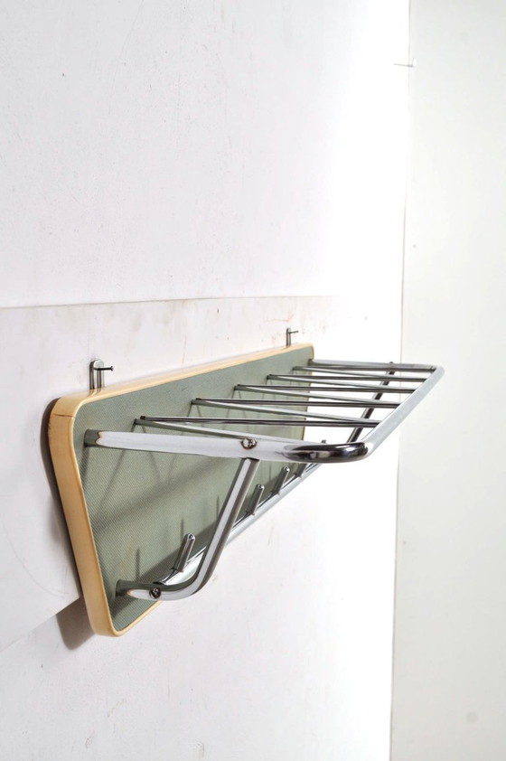 Image 1 of Vintage chrome coat rack from the 1960s