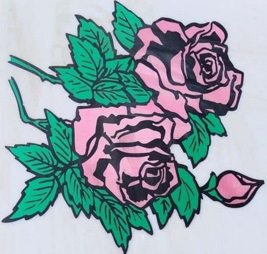 Vintage Neonreclame Bloemen – Decoratieve objecten, Metaal, Kunststof (photo 4 of 5)