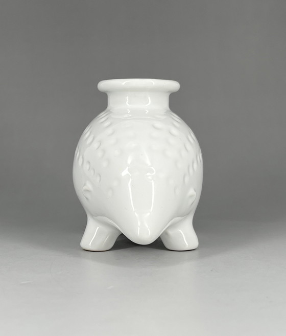 Image 1 of Portacandele a forma di riccio "Ancient Moderns" del Met - Ceramica bianca