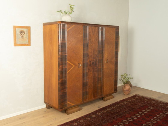 Art Deco kledingkast – Blanco-Vertrieb Otto Dengel, Kledingkasten, Wood, Mid Century Modern (photo 20 of 21)