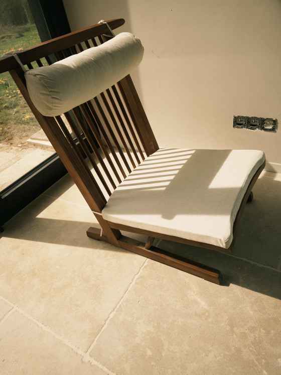 Image 1 of 2 japanese lounge chairs, lijken vintage maar zo gekocht