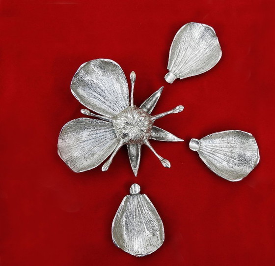 Image 1 of Gucci Style Five Petal Flower Ashtray or Catch-all Mid Century Italy C1960s