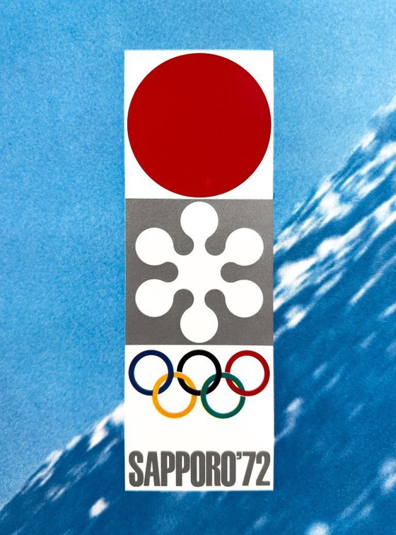 Image 1 of Yusaku Kamekura - Original XI Jeux Olympiques d'hiver, Sapporo '72 B1 Poster | 103 x 73cm | Japan Plakat