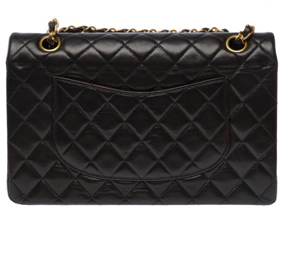 Image 1 of Sac CHANEL Timeless/Classique en Cuir Noir - 103573