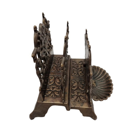 Image 1 of Portacartas de latón de estilo clásico antiguo