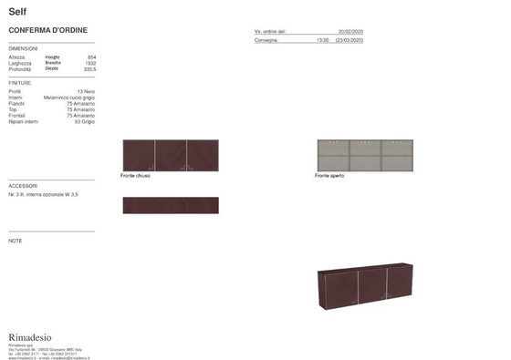 Image 1 of Rimadesio wandmeubel