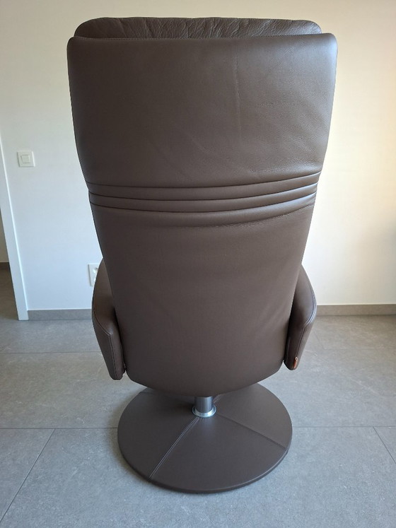 Fauteuil inclinable en cuir Durlet Aston – Design par Anita Schmidt – Fauteuils d'appoint, Leather (photo 8 of 15)