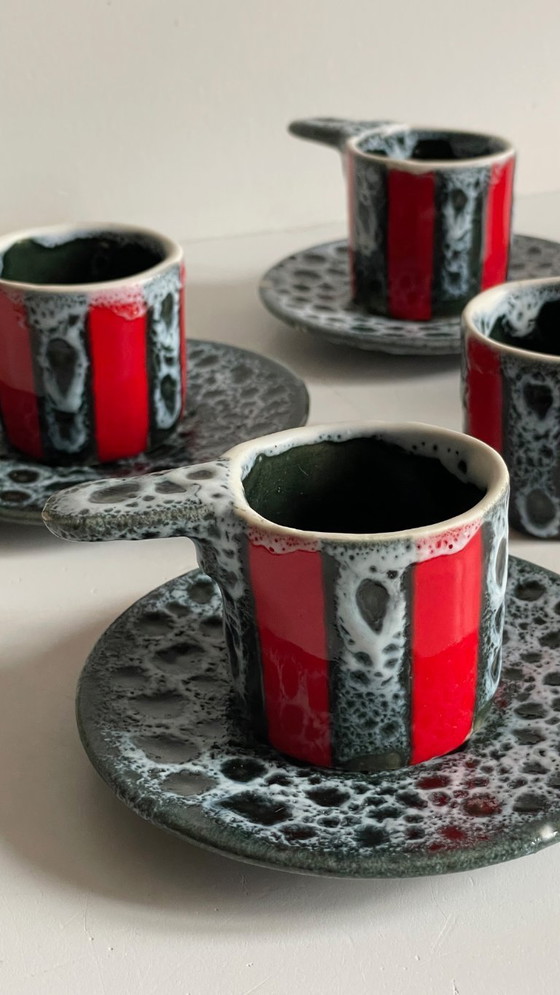 Image 1 of Luc VALLAURIS Kunst Keramische Kopjes
