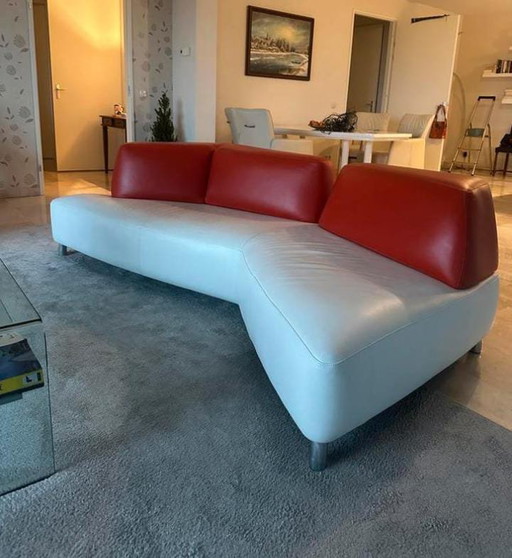 Leolux Archipel leather design sofa