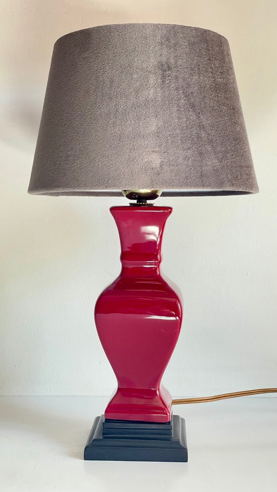 Lampada da tavolo VINTAGE chic in ceramica e velluto – Lampade da tavolo (photo 19 of 25)