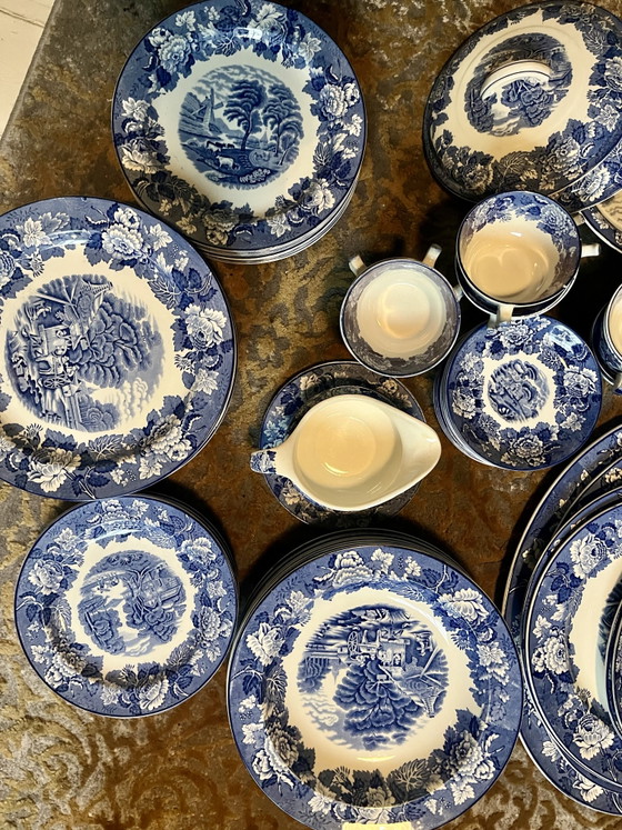 Vintage English Scenery Crockery - Enoch Woods – Enoch Wood & Sons, Porcelain (photo 5 of 15)