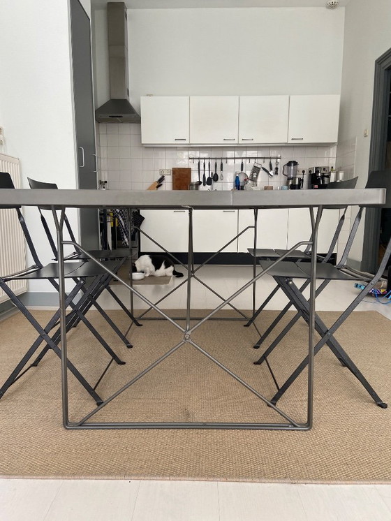 Image 1 of Ikea Moment glazen eettafel