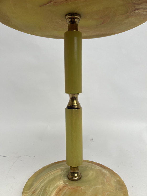 Image 1 of table d'appoint vintage en onyx