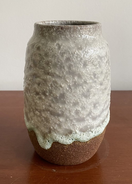 Pottery Het Steenuiltje Rijswijk - Vaso vintage in smalto scintillante