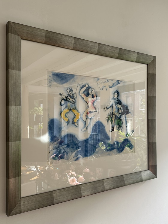 Image 1 of Mark Chagall - Les Compagnons de Charlot, unique lithograph