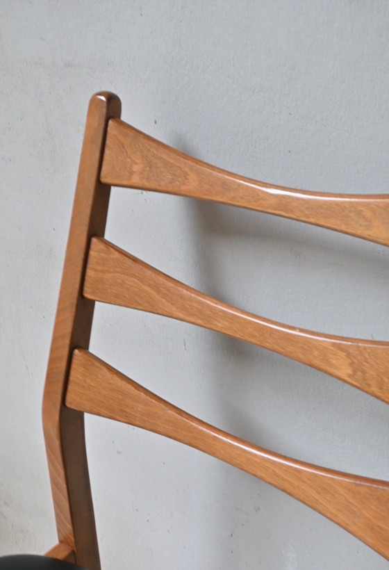 Image 1 of Vintage set van 6 eetkamer stoelen Baehre Mignon