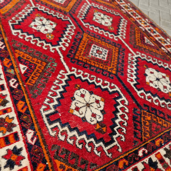 Image 1 of Tapis persan ancien tapis de laine noué à la main