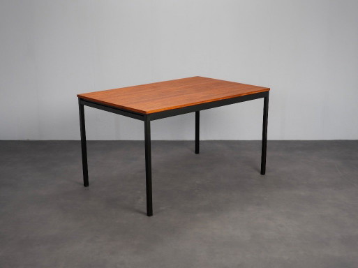 Extendable Dining Table Model 3707 by Gispen, Netherlands, 1960s – eettafels, Metal, Wood
