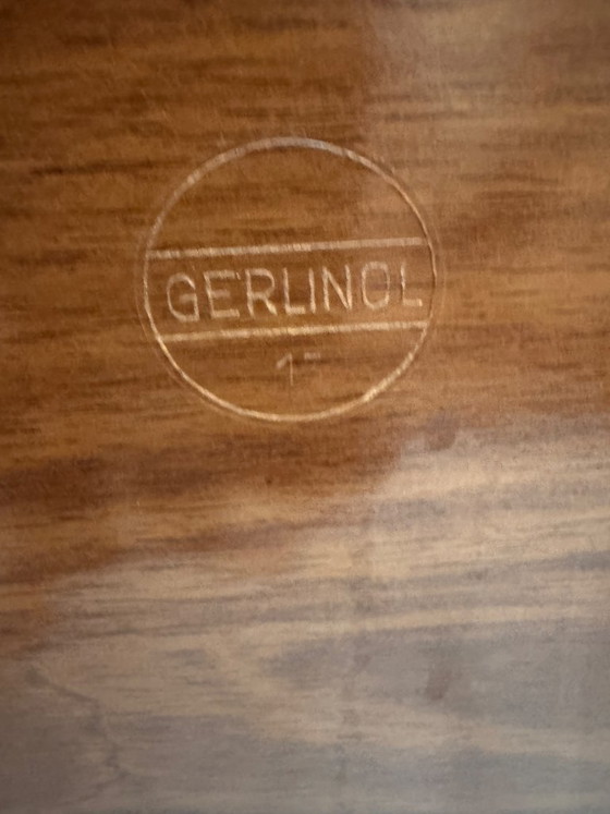 Image 1 of Raro carrello bar pieghevole a 3 livelli Bremshey Gerlinol Dinett – Germania anni '70