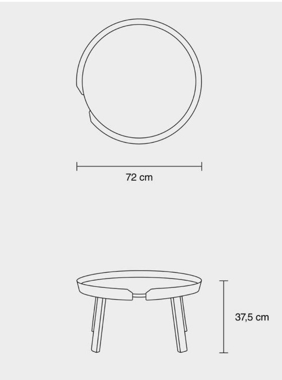 Image 1 of Muuto Around Coffee salontafel large