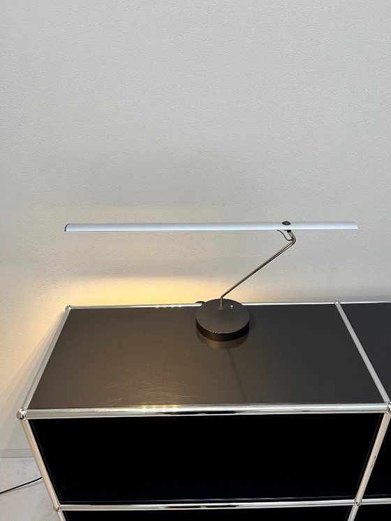 Image 1 of Baltensweiler table lamp Let aluminum black base.