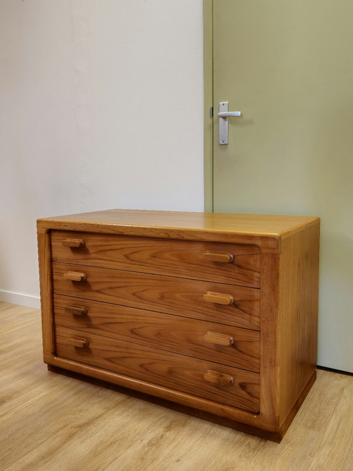 Vintage Silkeborg Danish Chest of Drawers Chest of Drawers Cabinet