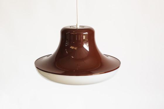 Image 1 of Spage Age Lampe suspendue vintage Pop art par Massive, Belgique 1970's
