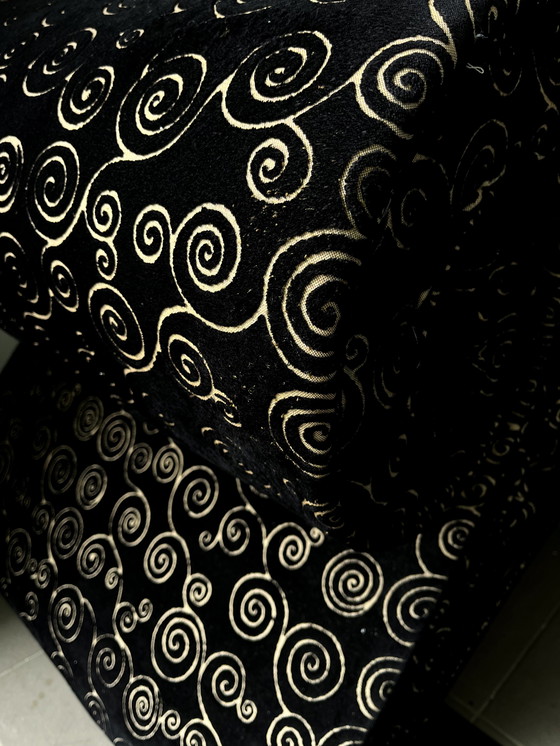 Image 1 of Bretz design fauteuil met bijhorende voetenbank