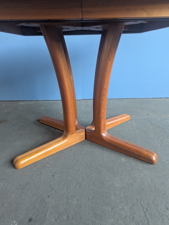 Image 1 of Vintage Dyrlund dining table extendable
