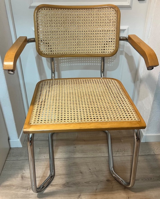 Image 1 of 6x Cesca Marcel Breuer stijl Made in Italy