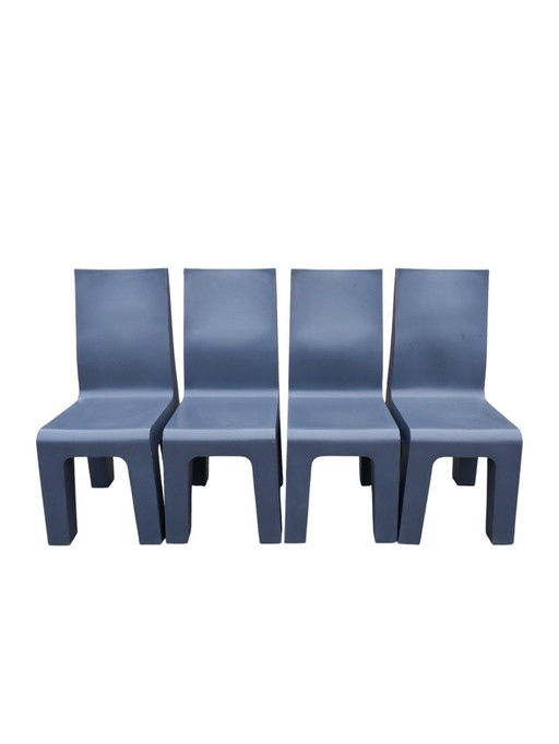 4 chaises du musée Richard Hutten
