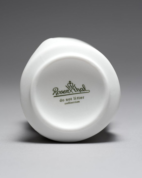 Image 1 of "Do Not Litter" Rosenthal Studio-Line Tin Can Vase TRIO 20cm 14cm 10cm Coca-Cola