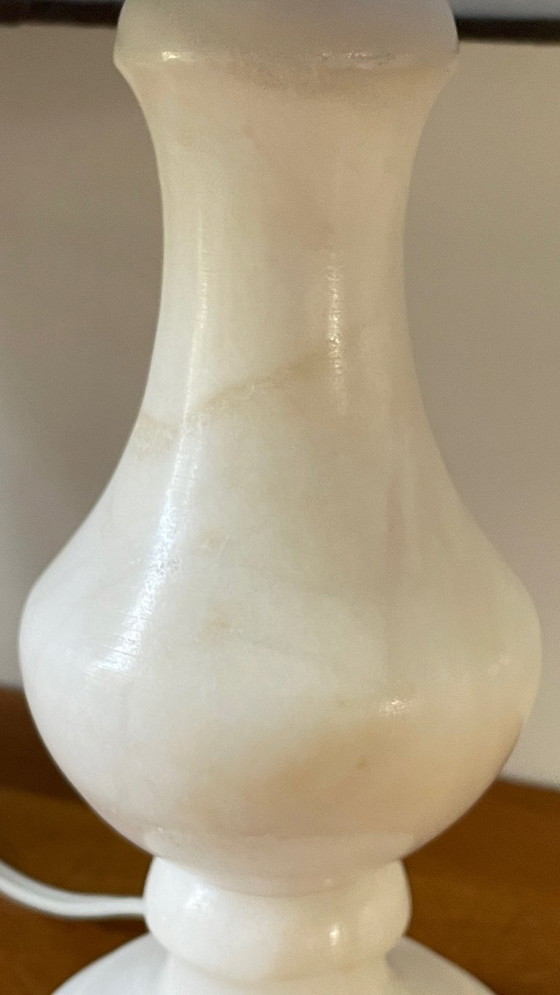 Image 1 of Een paar vintage albasten lampen