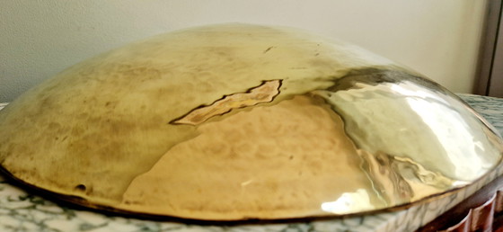 Image 1 of Vintage table lamp in wood and metal – Modernist design, 1950s