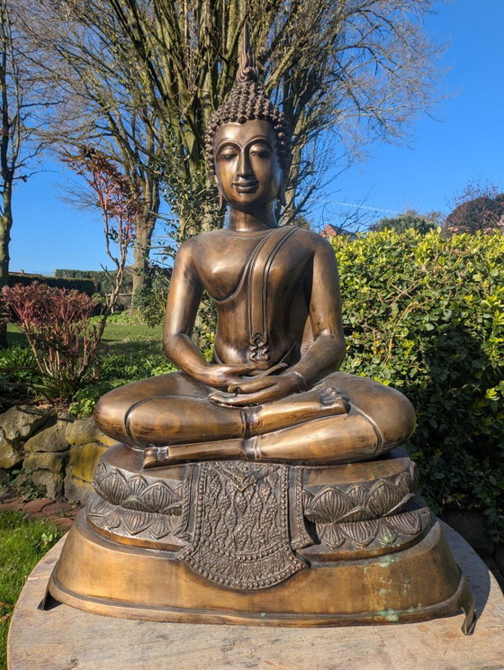 Image 1 of Chef-d'œuvre du Bouddha du XIXe siècle