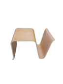 Curved Wooden Side Table