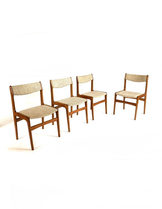 Image 1 of 4x vintage dining chair, Erik Buch ‘70