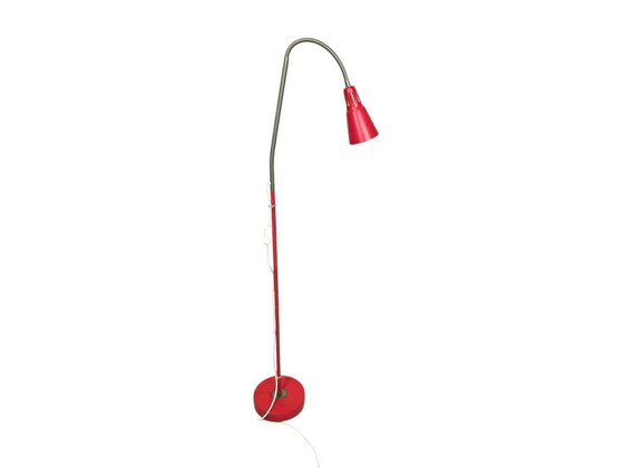 Ikea - Kvart model - design Marianne and Knut Hagberg - Sweden - 1990s, Floor lights, Metal, Plastic, Red (photo 3 of 9)
