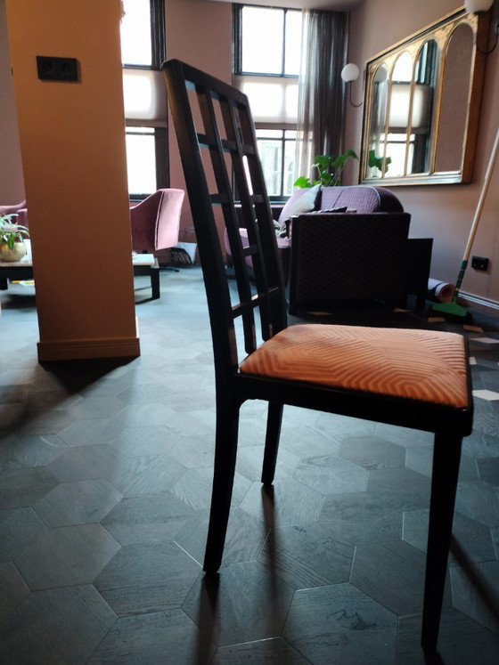 Image 1 of Thonet postmodern dining set 1980s – hexagon table + 6 Model 87 chairs