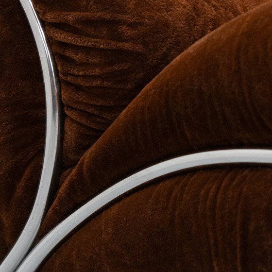 Image 1 of Set of Italian Corolla Armchairs by I.P.E 70's