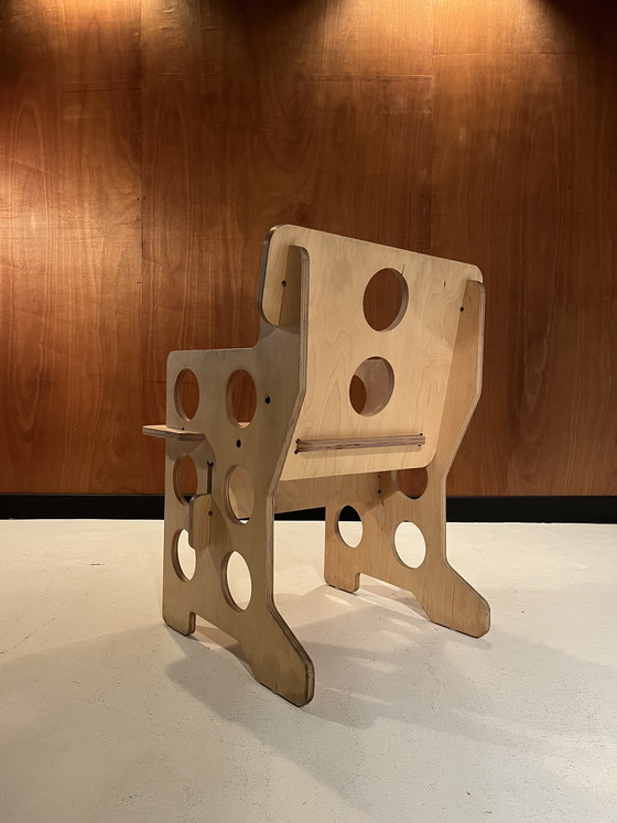 Image 1 of Coppia di sedie CH-1, laboratorio di Lionel Jadot, circa 2020