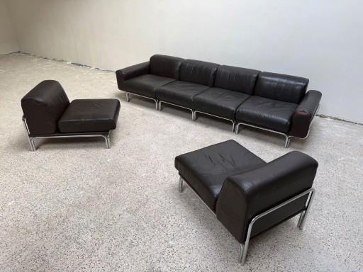 Modulaire Bauhaus Sofa Set – modulaire banken, Leather (photo 2 of 11)