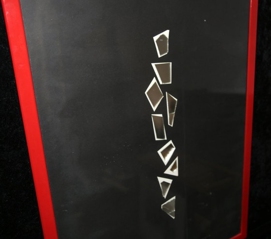 Image 1 of Megert, Christian - Hommage à Fontana - collage di specchi - firmato a mano