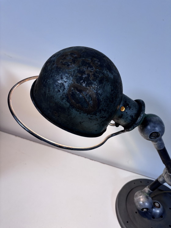 Unique Industrial Table Lamp (Vintage Jieldé Arm & Hinges) – Jielde, Metal (photo 11 of 15)