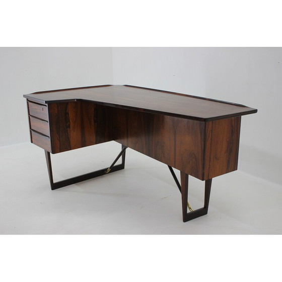 Image 1 of Vintage "Boomerang" desk in rosewood by Peter Løvig Nielsen for Hedensted Møbelfabrik, Denmark 1960s