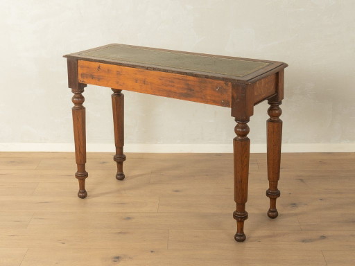 Antique Console Table with Fine Leather Writing Surface – Wood (photo 2 of 8)