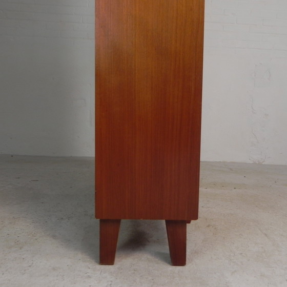 Image 1 of Vetrina con 4 ante scorrevoli in vetro, Musterring, anni '60