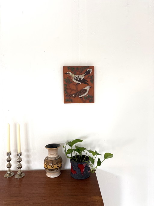 Ceramic wall plaque, Knabstrub Keramik ‘60